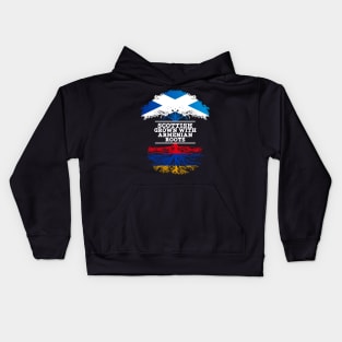 Scottish Grown With Armenian Roots - Gift for Armenian With Roots From Armenia Kids Hoodie